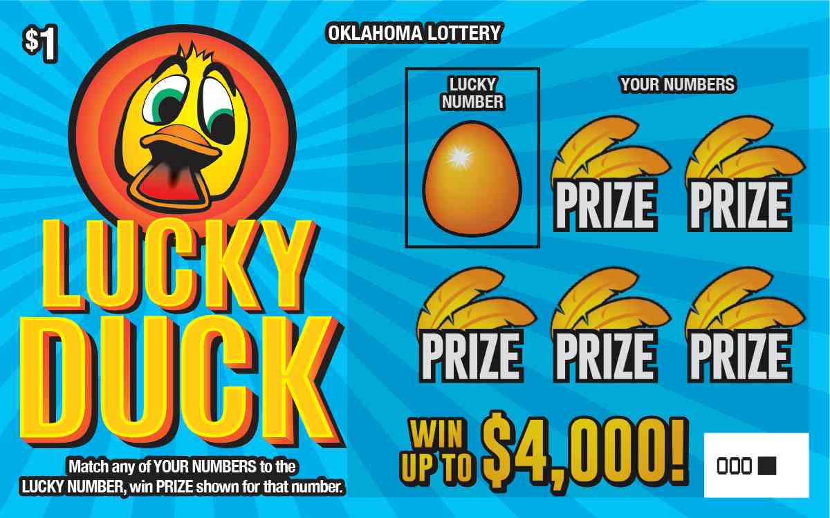 Lucky Duck scratchcard - game number #839 - front