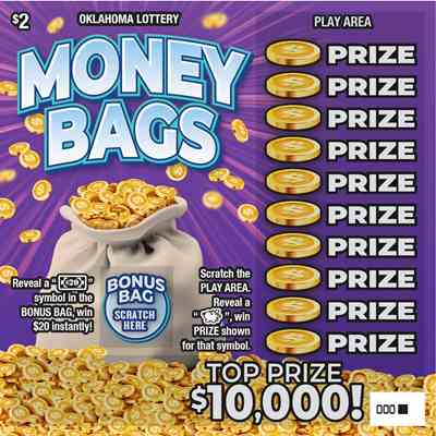 Money Bags scratchcard - game number #787 - front