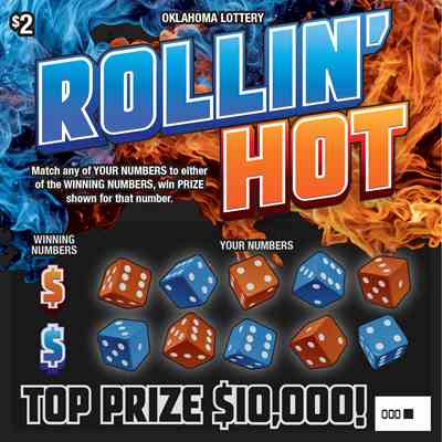 Rollin' Hot scratchcard - game number #822 - front