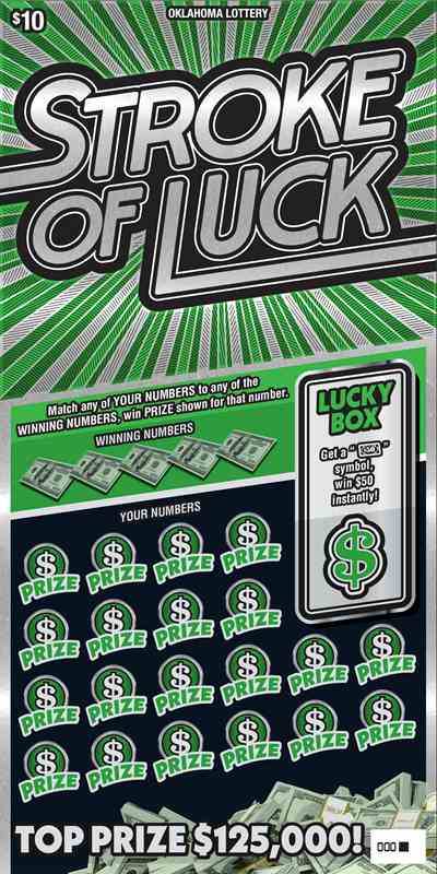 Stroke Of Luck scratchcard - game number #795 - front