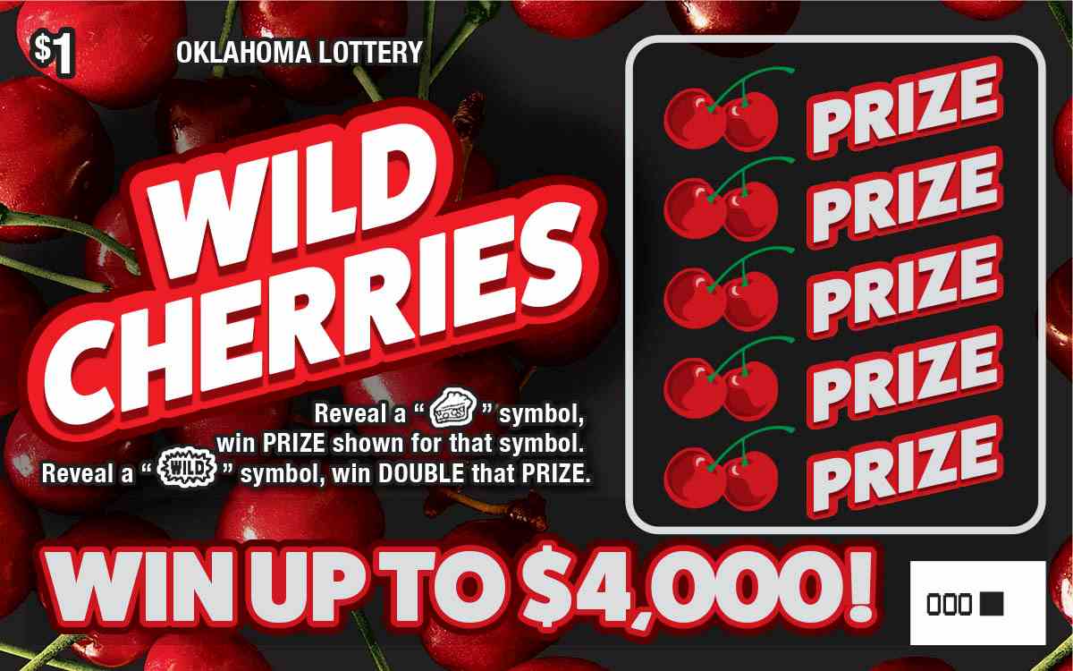 Wild Cherries scratchcard - game number #823 - front
