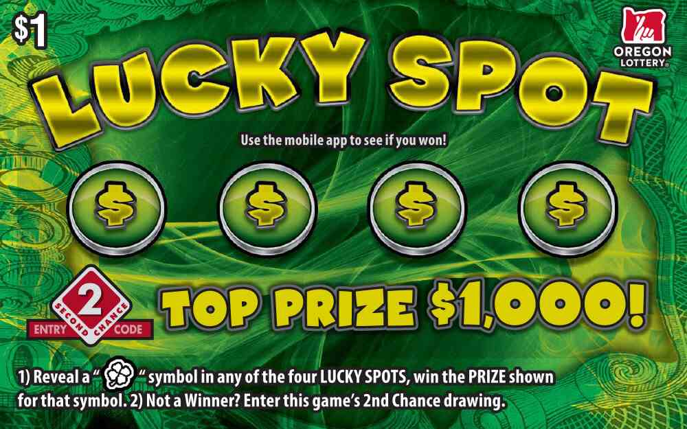 Lucky Spot scratchcard - game number #1448 - front