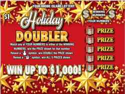 Holiday Doubler scratchcard - game number #1429 - front