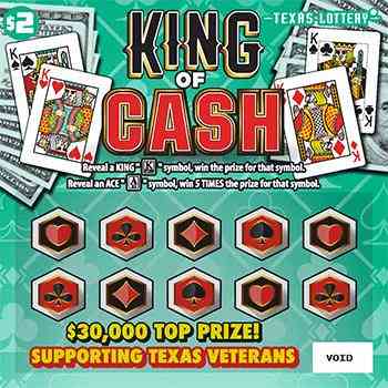 King Of Cash scratchcard - game number #2739 - front