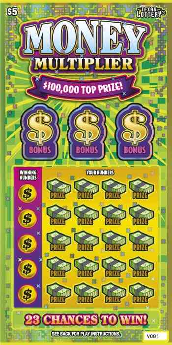 Money Multiplier scratchcard - game number #2717 - front
