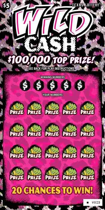 Wild Cash scratchcard - game number #2693 - front