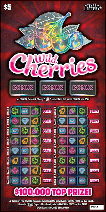 Wild Cherries scratchcard - game number #2611 - front