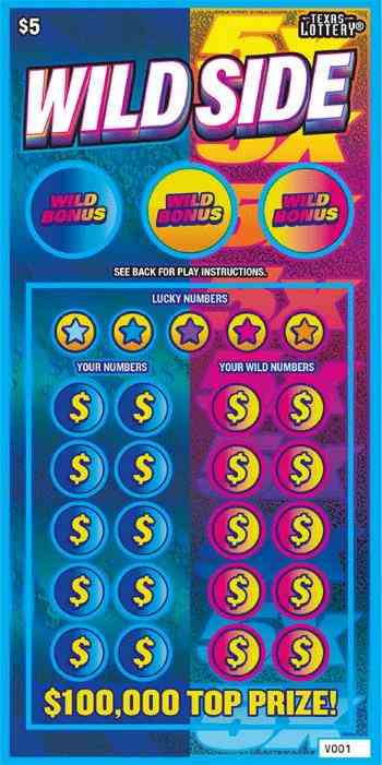 Wild Side scratchcard - game number #2602 - front