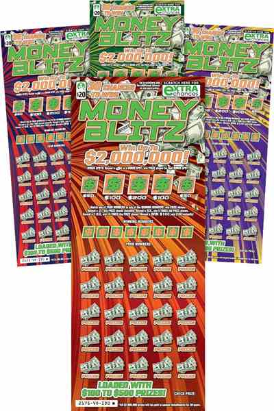 Money Blitz                                        scratchcard - game number #2175 - front