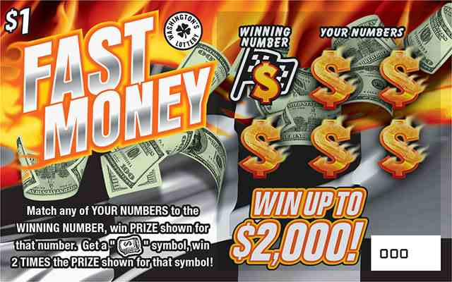 Fast Money scratchcard - game number #1831 - front