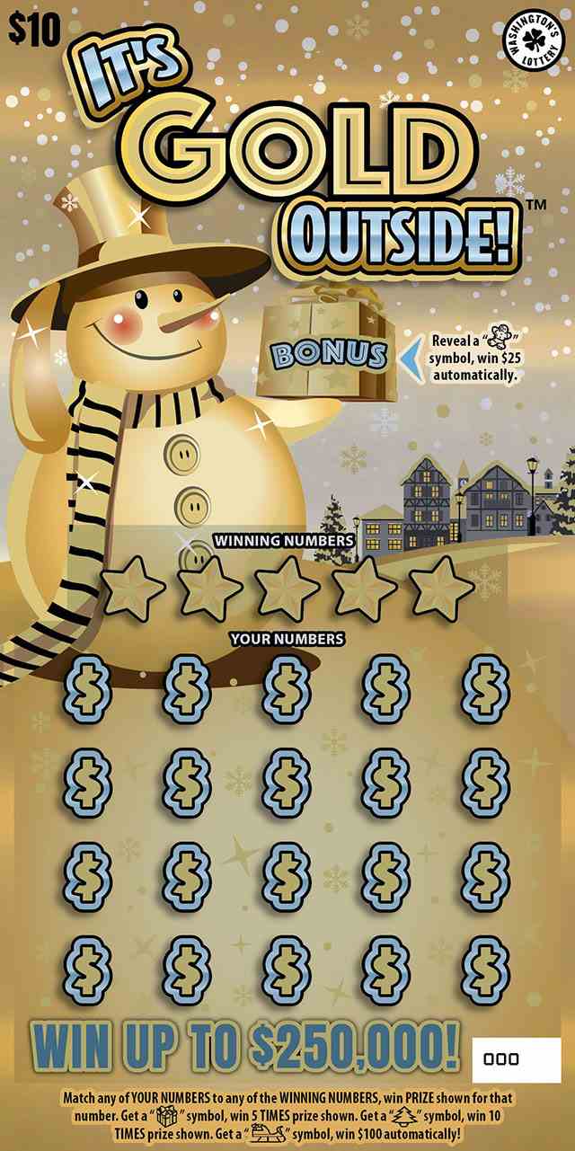 It's Gold Outside! scratchcard - game number #1918 - front
