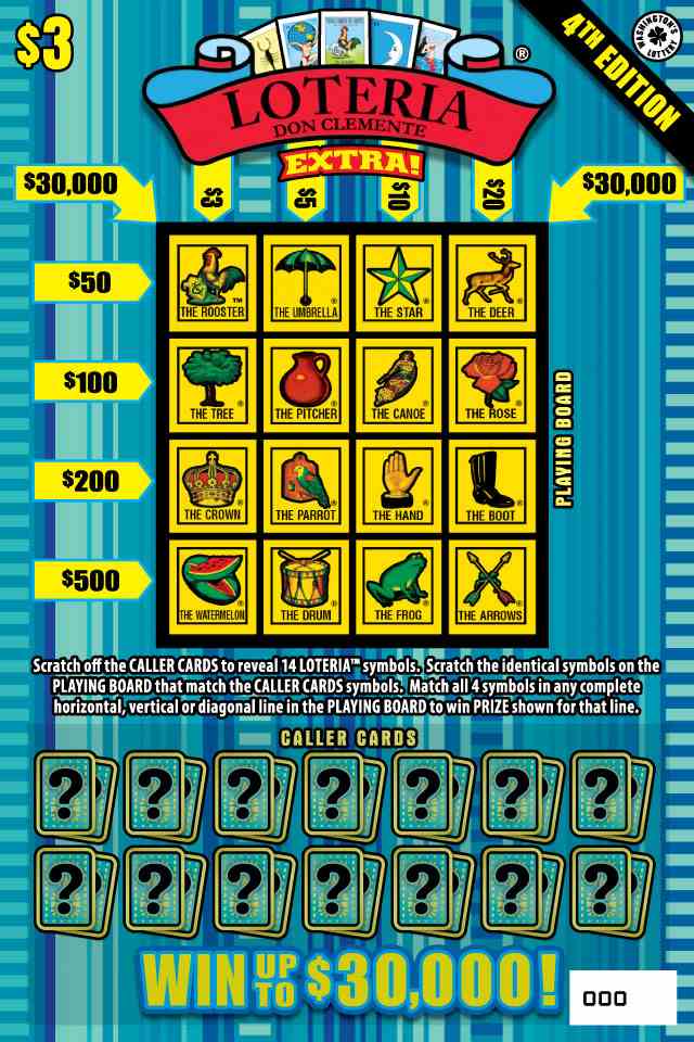 Loteria Extra! 4Th Edition scratchcard - game number #1994 - front