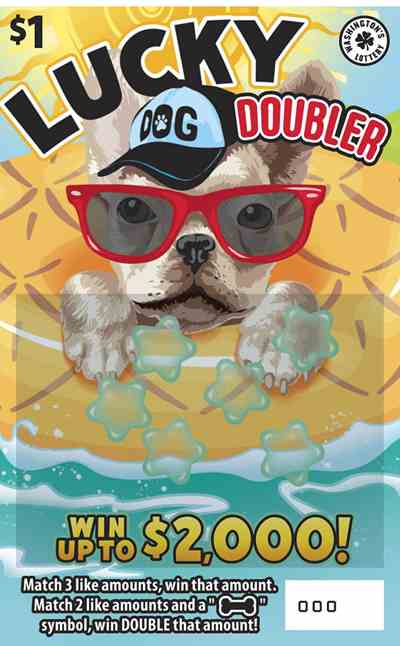 Lucky Dog Doubler scratchcard - game number #2005 - front