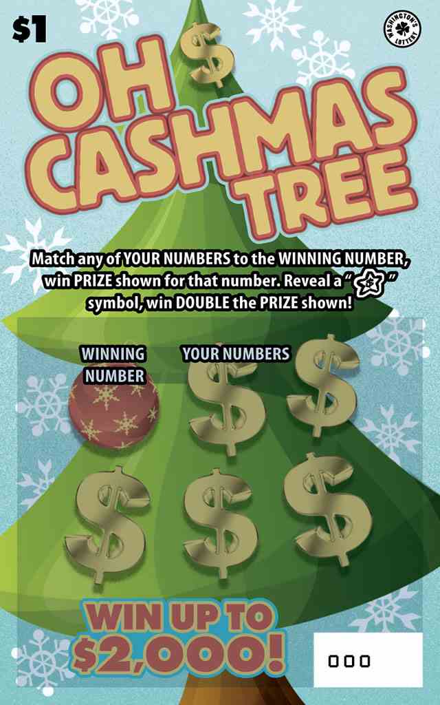 Oh Cashmas Tree scratchcard - game number #1916 - front