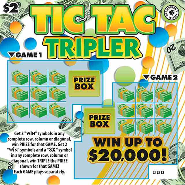 Tic Tac Tripler scratchcard - game number #1992 - front