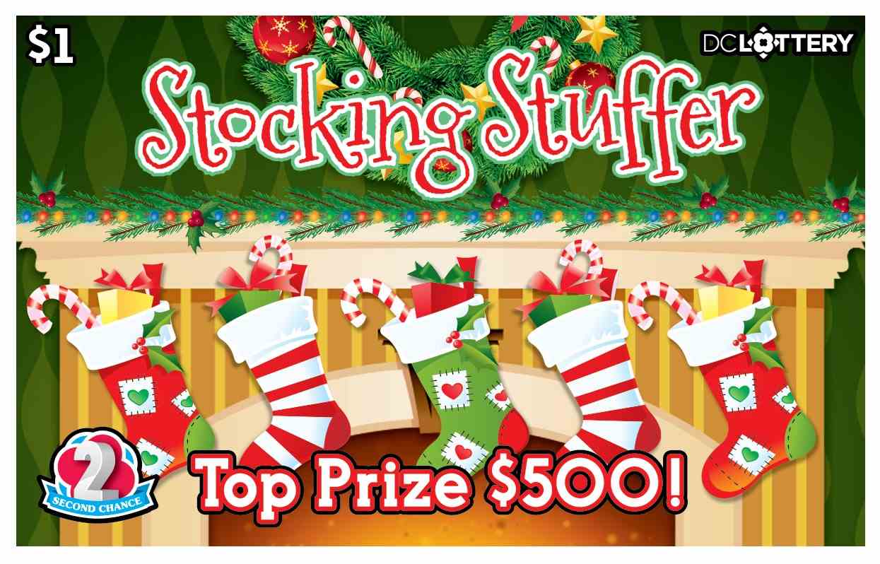 Stocking Stuffer scratchcard - game number #1602 - front